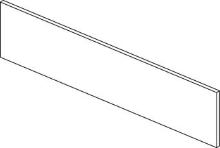 IS Untere Schubladenfront Conca f. WTU 1180x267mm Anthrazit