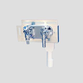 Sanit Wandeinbau-Geruchsverschluss 200x90x90mm, mit Wasserzulauf DN 15