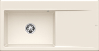 V&B Spüle Subway Style 60 Spülbecken links, crema CeramicPlus
