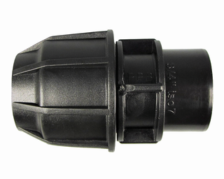 BEULCO Übergangsstück BlackLine 99110 Kunststoff, 2" IGx50mm, gerade