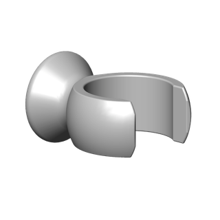 DO Halter für Handbrause ERSATZTEILE 091720015 43 x 26 x 35 mm Platin