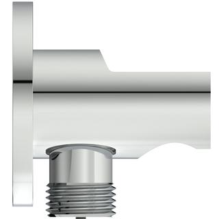IS Wandanschlussbogen Atelier Idealrain mit Brausehalter, UP G1/2, rund, chrom