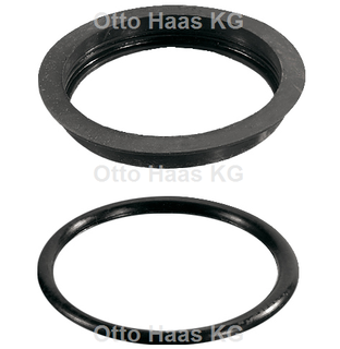 HAAS Ersatz-Mengering-Doppeldichtungsset DN 125, EPDM, schwarz