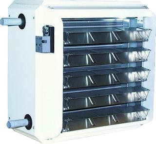 Wolf Luftheizer TopWing TLHK-EC25-230 V, Jalousie m Stellm. 24V