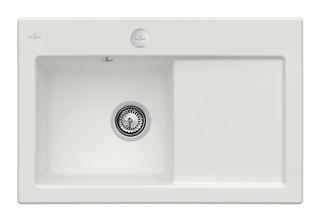 V&B Spüle Subway 45 m Abl.garn, Exzenter, steam CeramicPlus