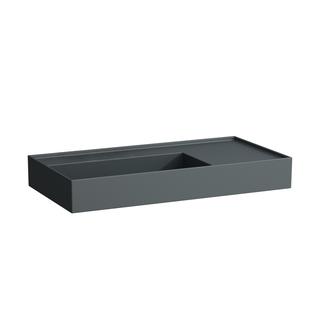 Laufen Aufsatzwaschtisch KARTELL 90x46cm, Ab re, o. ÜL, o. Hahnl., gra ma