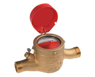 WG MTX Hauswasserzähler Warmwasser Q3 10, QN 6, 1" 260 mm