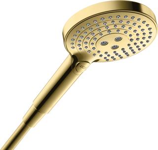 hansgrohe Handbrause Axor innenl. WF, 120mm, 3jet, Edelst.-Optik