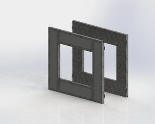 DK Rahmen für Soundcover DAGMUTE in RAL9005