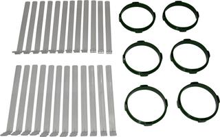 Wolf Abstandhalter-Set DN 125, 1 Satz = 6 Stück, für Abgasrohr