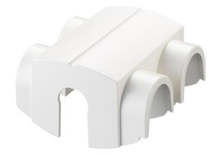 Danfoss Kunststoffabdeckung Durchgangsform, weiß, RAL 9016, für VHS