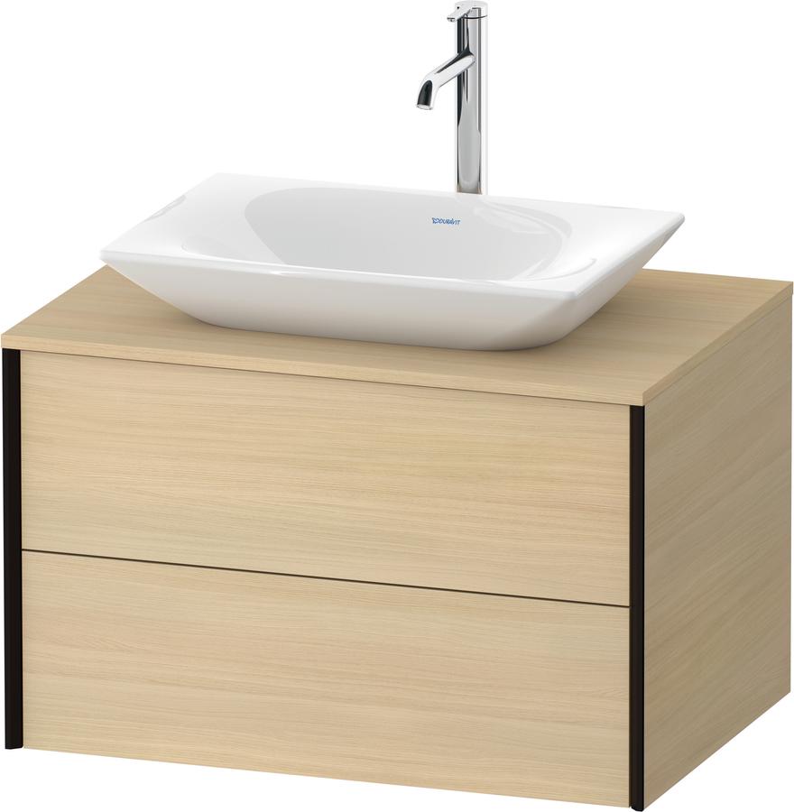 Artikelbild 1 des Artikels „DU WTU wandhängend XViu 509x800x550mm 2 Schk.,Schwa.M./Med. Eiche/ES Nussb.M “