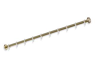 HEWI Vorhangstange System 900 1219mm, d= 25mm, PVD, messing gebürstet