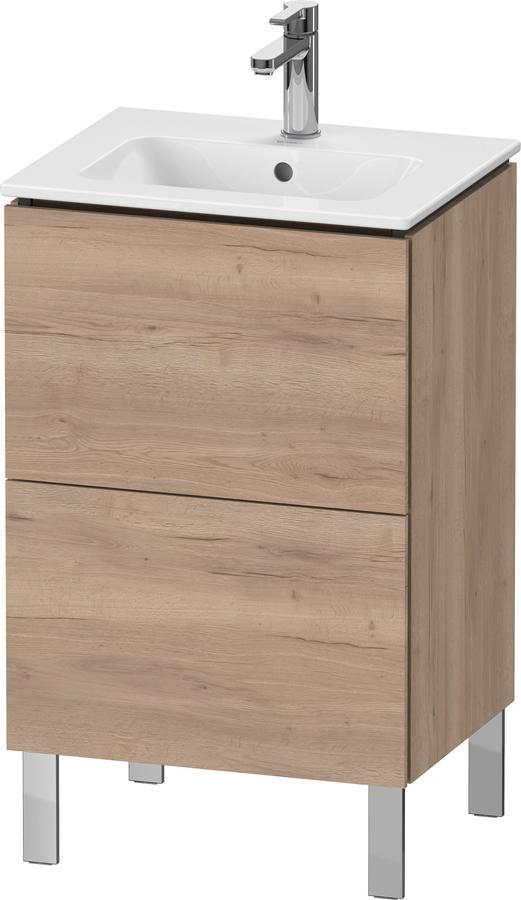 Artikelbild 1 des Artikels „Duravit WT-Unterschrank L-Cube Compact 52x42,1x70,4cm, 2 Ausz., steh., Ei marm. eiche marmoriert“