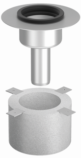 ACO Brandschutz-Ablauftopf DN50/ fürACO ShowerDrain E+ m.