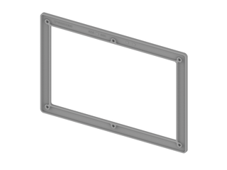 TECE Distanzrahmen TECEsolid grau, 220x150x4mm