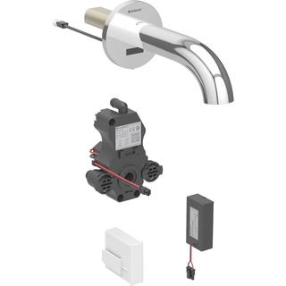 Geberit Infrarot-WT-Armatur Piave 22cm, m Mi., Wand, Batteriebetr., UP-Box