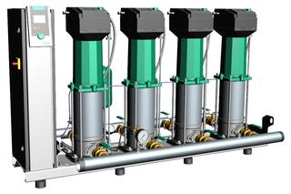 Wilo Druckerhöhungsanlage SiBoost 4 Smart MVISE 803, 1,1 kW