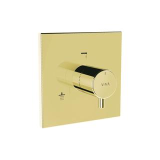 VitrA Fertigmontageset V-Box Root Square UP-3-Wege Umsteller, Gold Soft