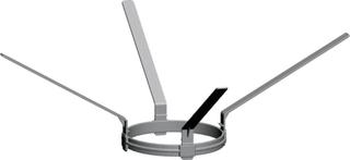 Wolf Abstandhalter-Set DN 110, 1 Satz = 6 Stück, für Abgasrohr
