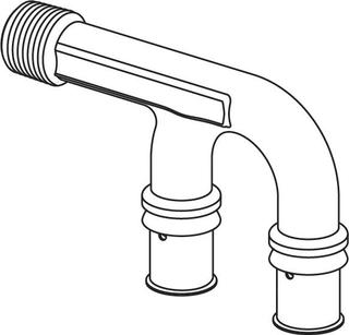 Uponor U-Armaturenanschluss S-Press PLUS 20mmxRp 3/4x20mm