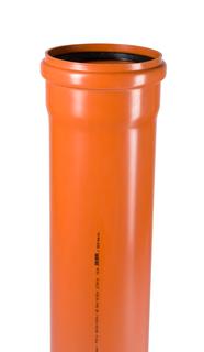 Ostendorf KG Rohr SN 4 Coex EM DN/OD 250x6,2mm, 1000mm, mit Muffe