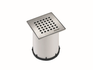 Dallmer Aufsatz Quadra S 10/120 Serie 10 120x120mm, ES, Design-Rost, massiv 5mm