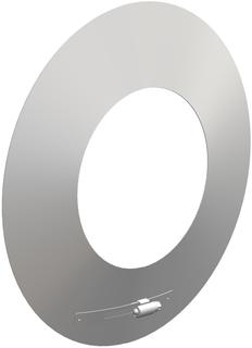 ATEC Wandrosette DN 100/150, d= 290mm, PP, Edelstahl weiß