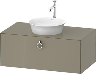 Duravit WTU o. ES White Tulip 40,8x100x 55, 1 A, m Gr., steingrau hgl