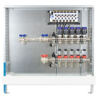 Strawa FB-Anschlussstation H 63h WMZ X 7 HK, we, Anschl hor, im UP-Schrank