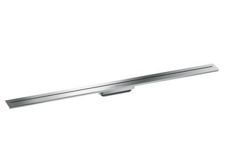 hansgrohe Duschrinne AXOR Drain 1200mm, Fertigset, z. Wandmontage, chrom