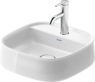 Duravit Aufsatzbecken Zencha 42x42cm, m HL, HLB, o. ÜL, geschli., we