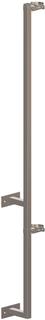 AT Kragarm aus Edelstahl für IronPoly DN60/100 Edelstahl gebürstet