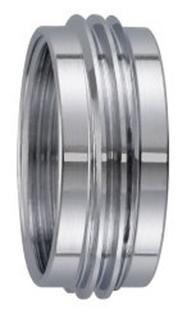 Neoperl Reduziernippel 1/2"xM 22x3/4", Messing verchromt