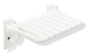 HEWI DU-Klappsitz,re-eckig (USA),S.801 B20 1/16"T15 1/16" sand