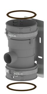 Remeha T-Stück Mehrfachbelegung DN 130 Flex, Anschluss