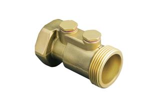 Vortex Rückschlagventil RV 402 1 1/2" IG/1 1/2" AG, DN 40, Messing