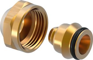 Uponor Klemmringverschraubung Smart 16x2mm, G 3/4 FT Euro, Messing