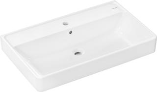 hansgrohe Waschtisch Xanuia Q 800x480mm, mit Hahnloch/Überlauf, weiß