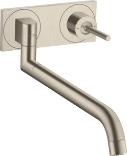 hansgrohe SPT-Wand-EHM Axor Uno UP, brushed nickel