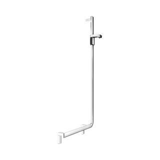 Keuco Winkelgriff AXESS Care 581x1301mm, BrSt r, m Br-Sch, verchr.