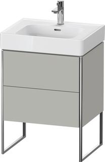 Duravit Waschtisch-Unterschrank XSquare 58,4x47x73,1cm, 2 AZ, bg m, Nussb mitt