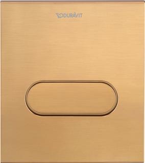 Duravit Betätigungsplatte DuraSystem 13,1x15cm, mech., f Uri. A1, bron geb.