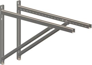 ATEC Querträger 1030mm, Edelstahl blank, PP, kürzbar