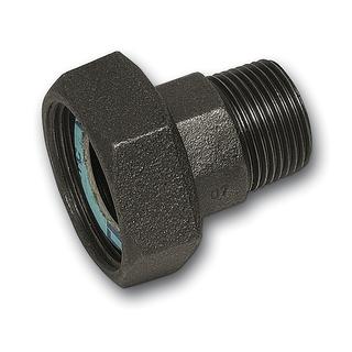 Sanha Pumpenanschlussverschraubung 926SW 1 1/4"x2", TG schwarz, mit Dichtung