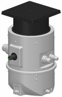 KSB Hebeanlage Ama-Drainer Box Z2.1 U 303 m AD 303, Doppelanlage 200 l