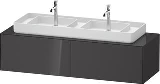 Duravit WT-Unterschrank White Tulip 130x55cm, 2 A, gra g, E L/o Beleuchtung