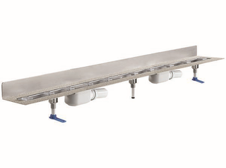 Dallmer Duschrinne CeraLine Plan W Duo 1500, L1 1500/L2 1600/L3 600mm, DN 50