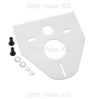 HAAS Schallschutzset DB28 Premium für Wand WC & Bidet 372 x 422 x 6 mm
