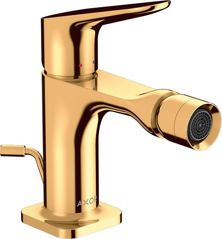 Artikelbild 1 des Artikels „hansgrohe Bidet-EHM Axor Citterio M A 116mm, m Zugst.Abl.Gar., pol. gol opt polished gold optic“